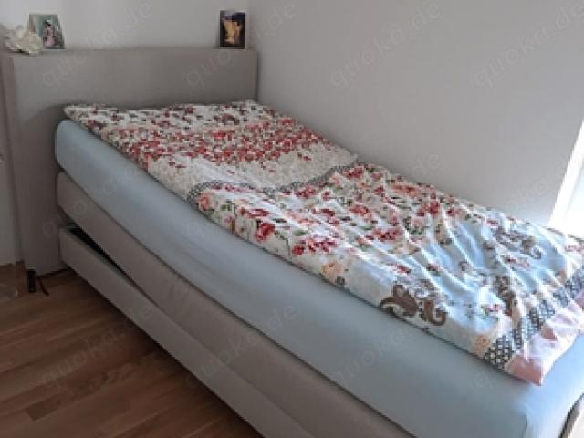 Boxspringbett 100x200cm höhenverstellbar - 1